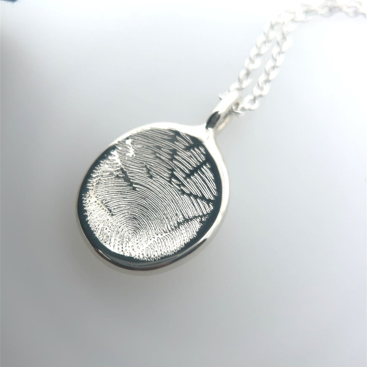 Sterling Silver Impression Necklace