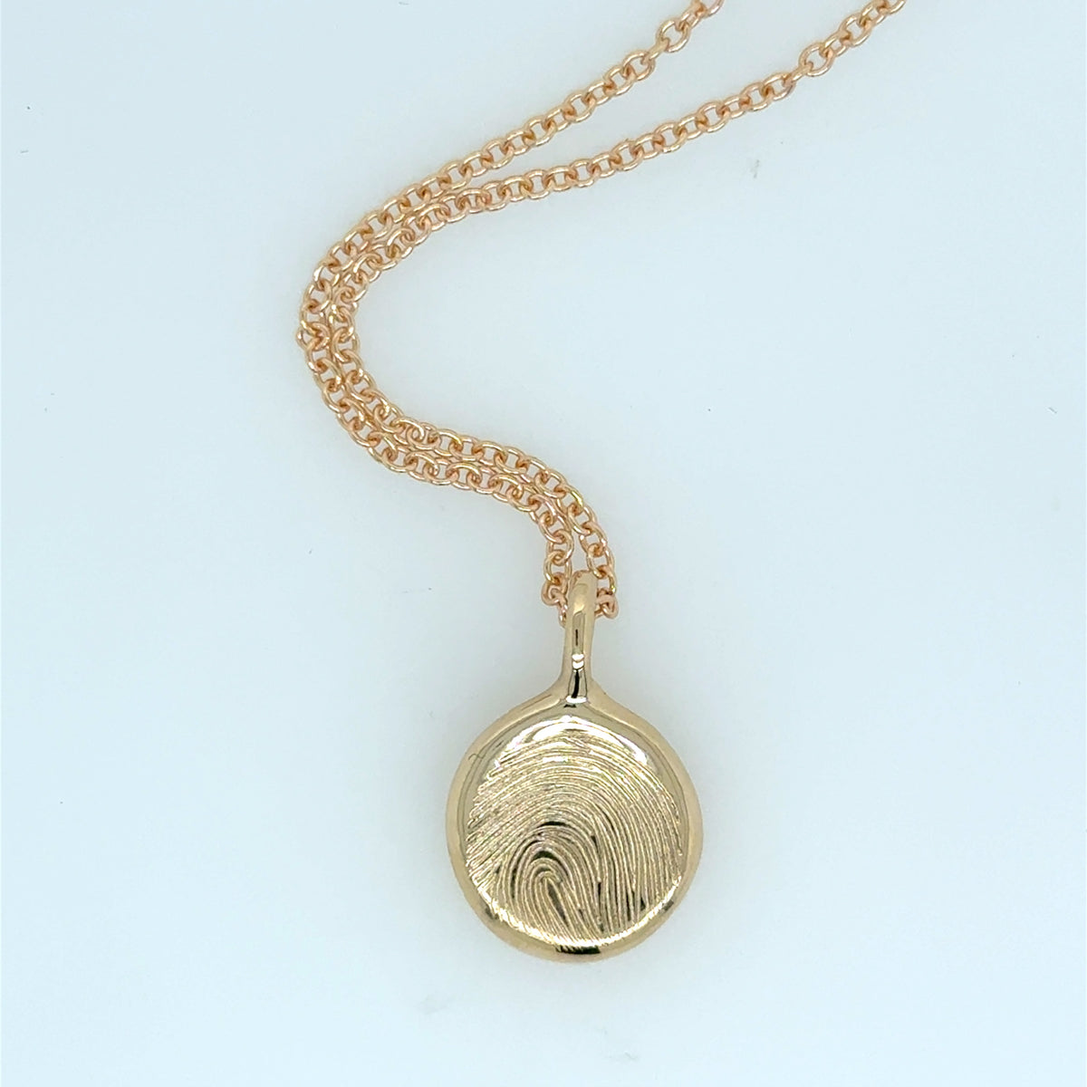 Gold Impression Necklace