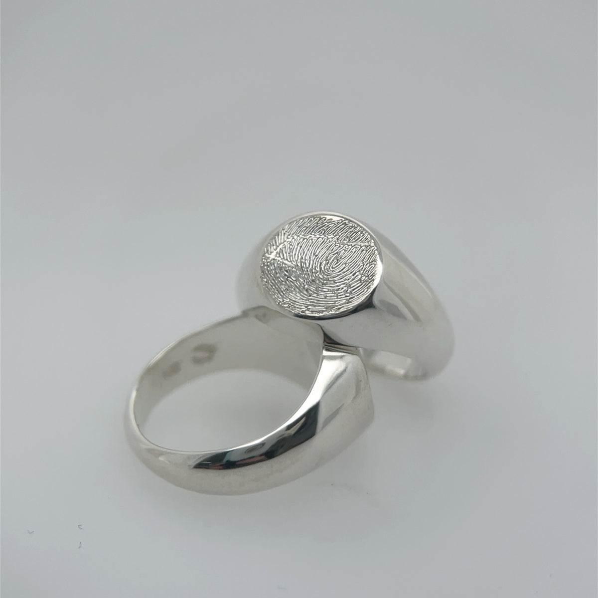 Sterling Silver Signet Impression Ring