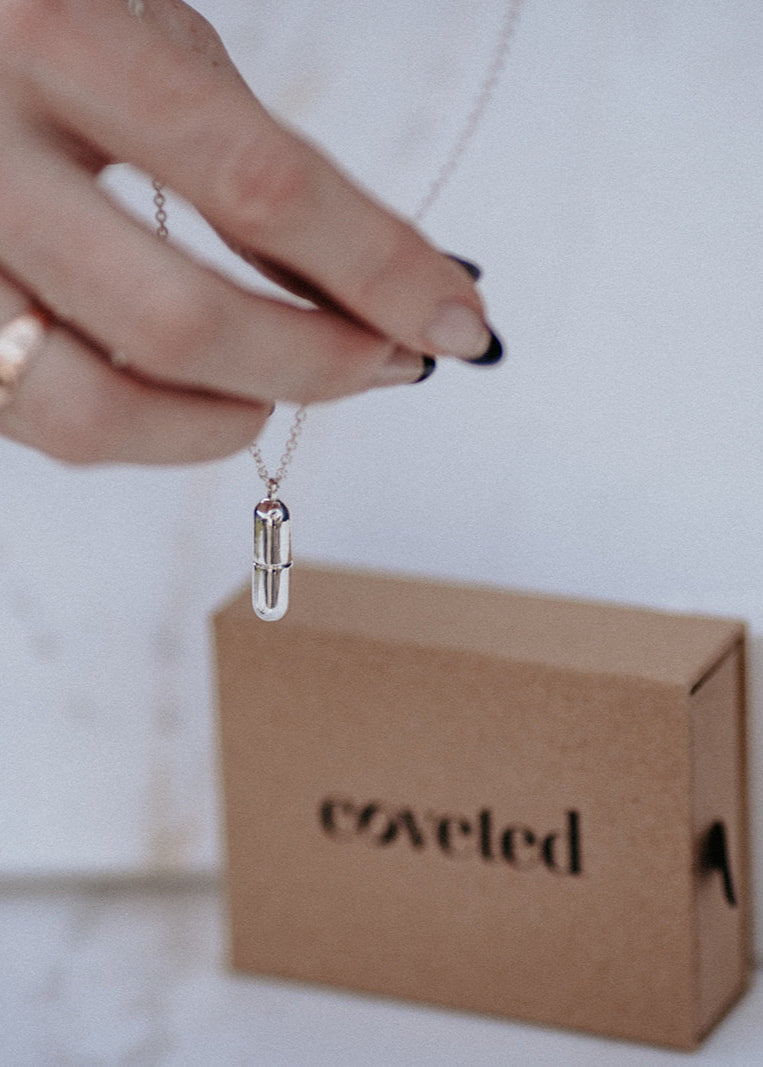 Sterling Silver Capsule Necklace