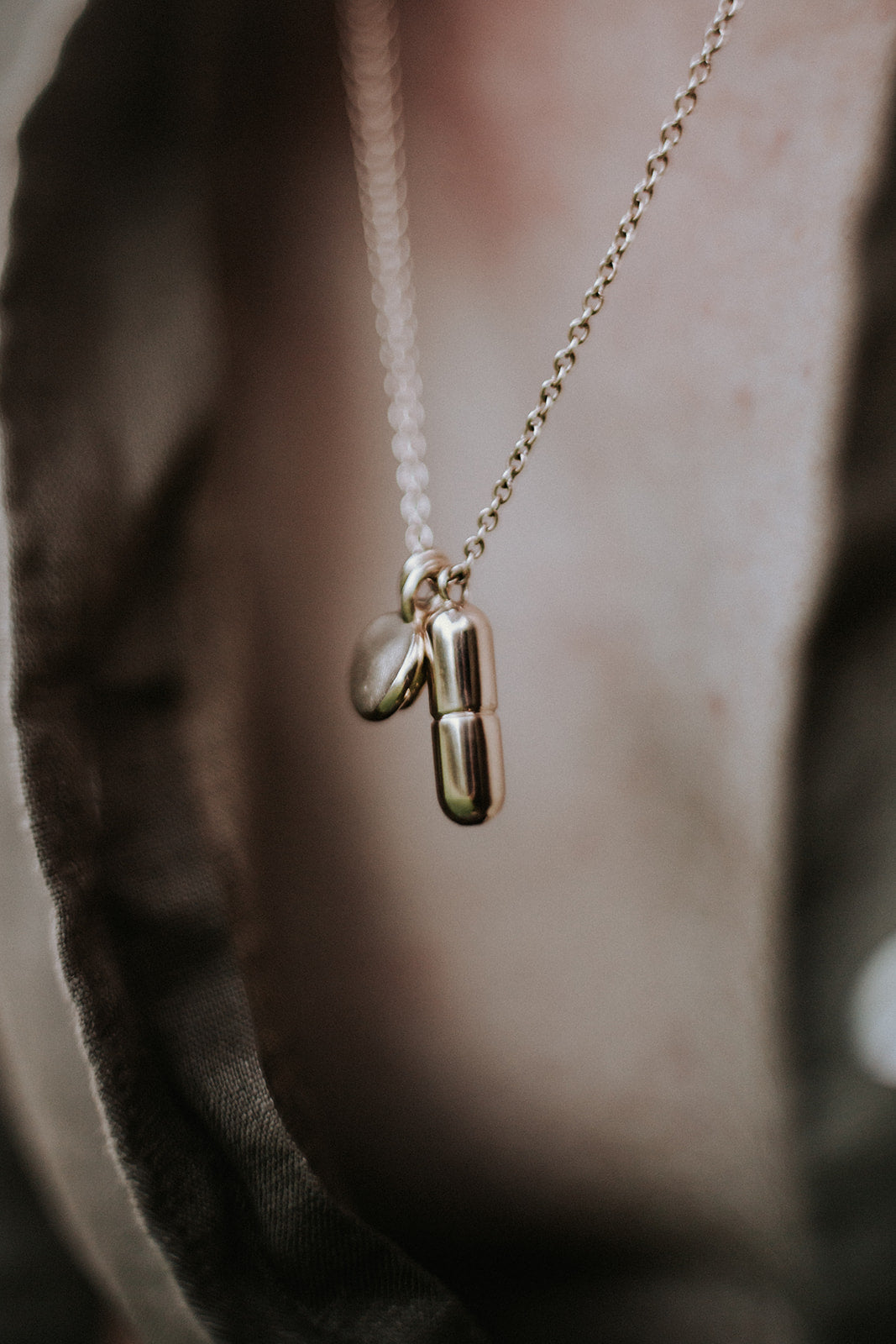 Gold Capsule Necklace