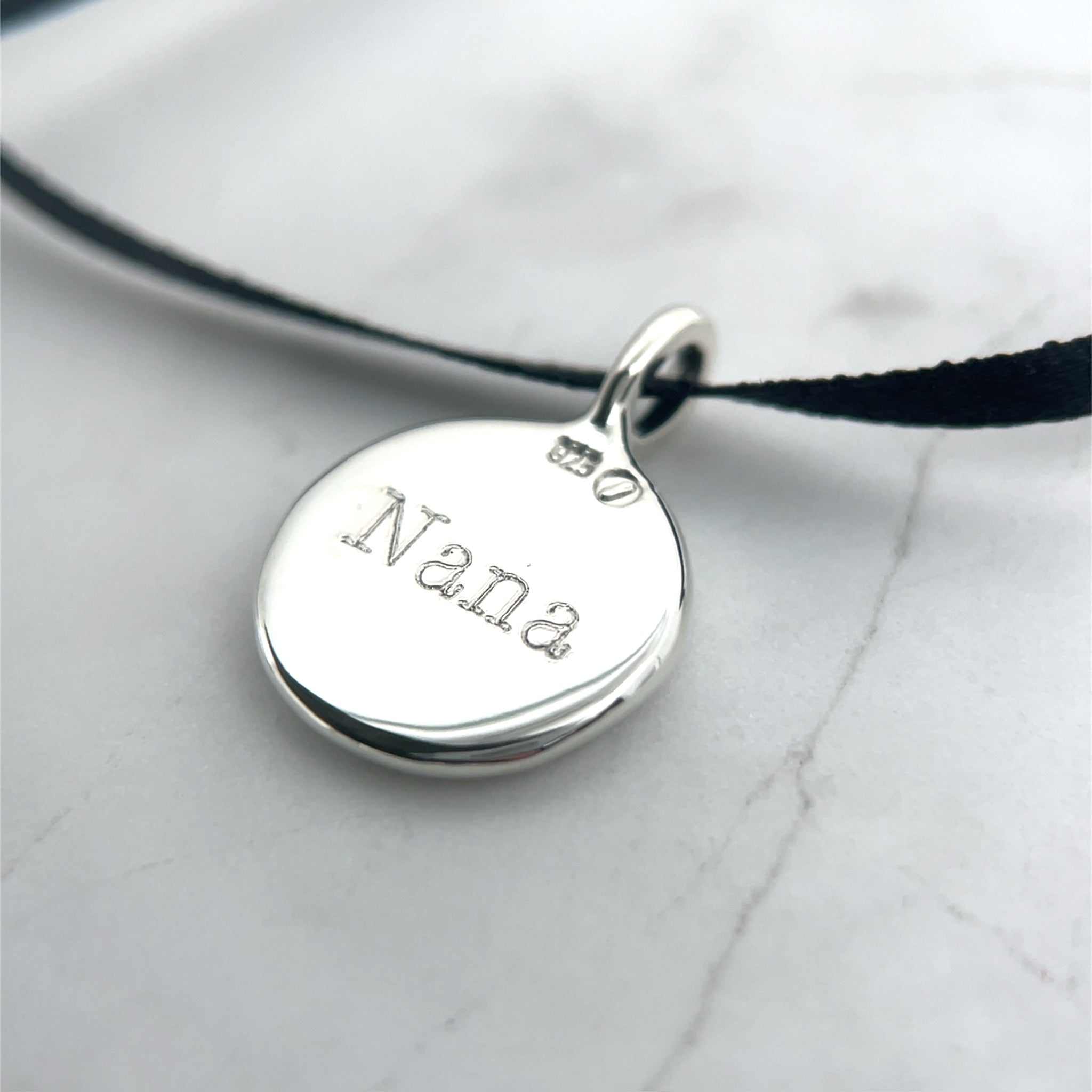 Sterling Silver Impression Necklace