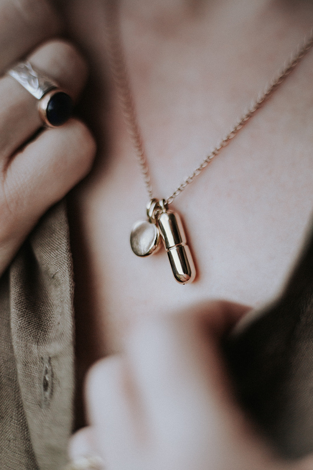 Gold Capsule Necklace