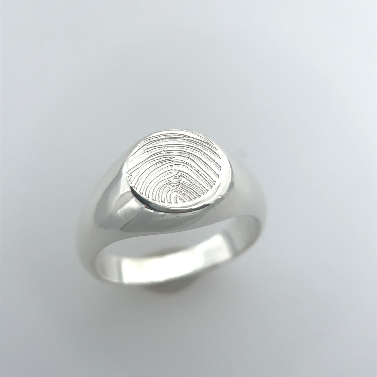 Sterling Silver Signet Impression Ring