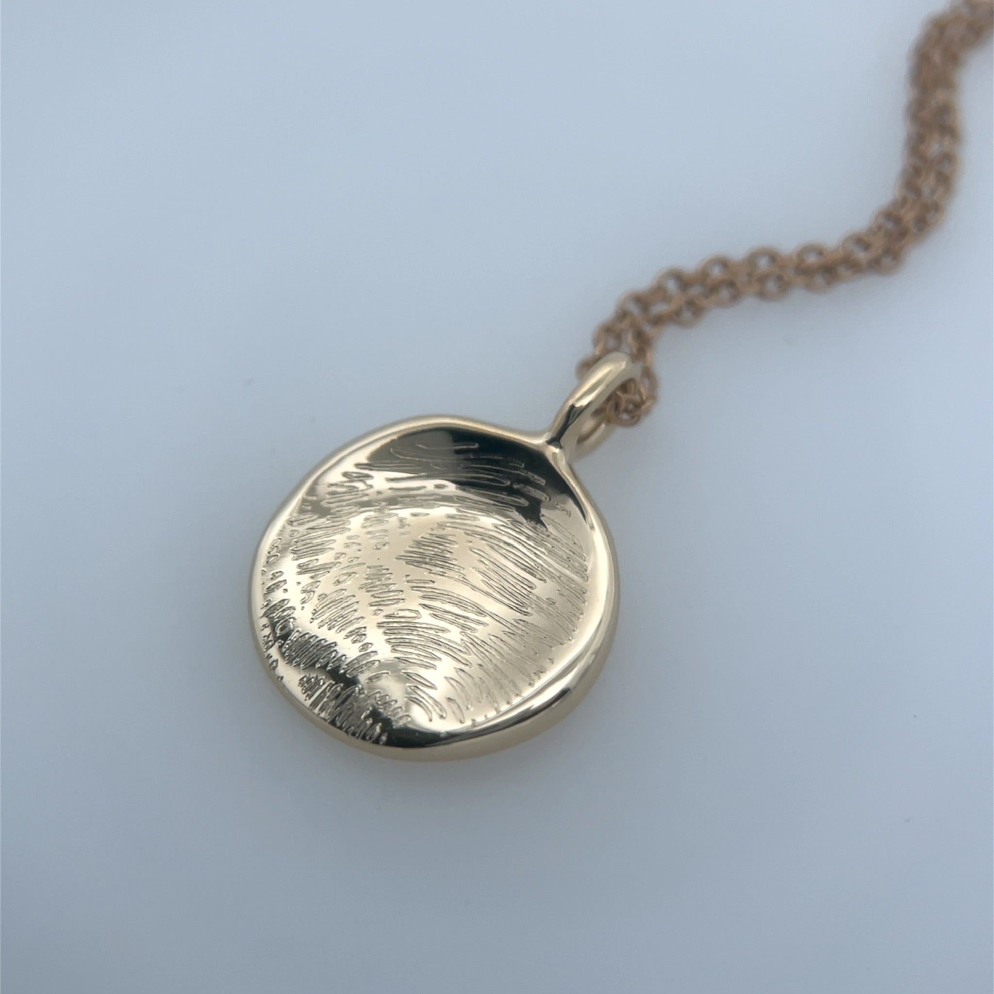 Gold Impression Necklace