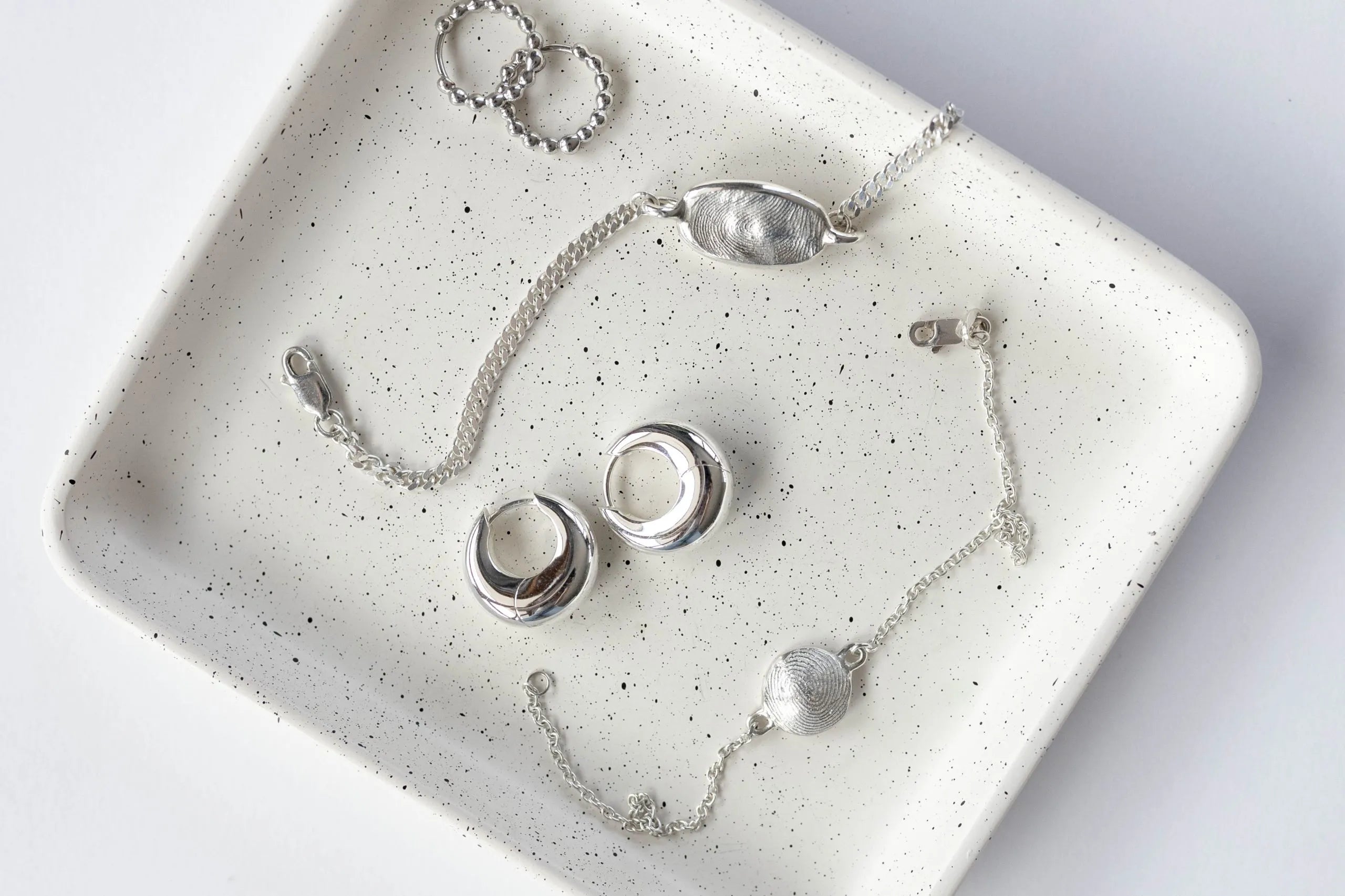 Sterling Silver Impression Bracelet
