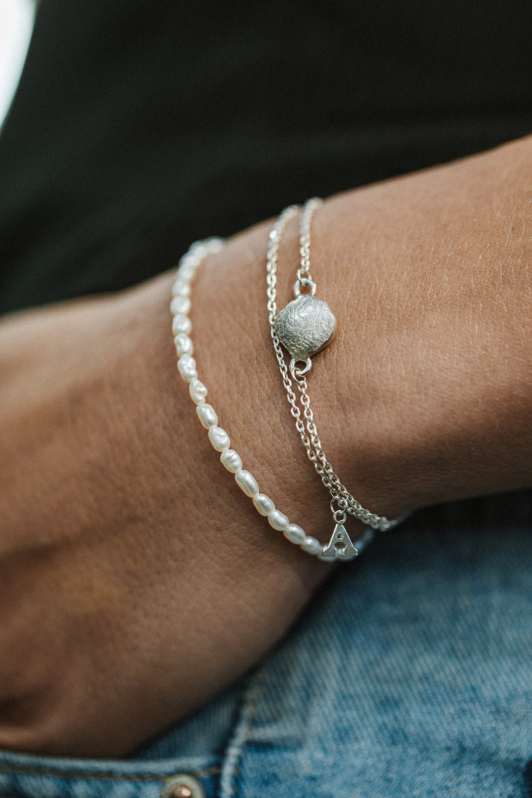 Sterling Silver Impression Bracelet