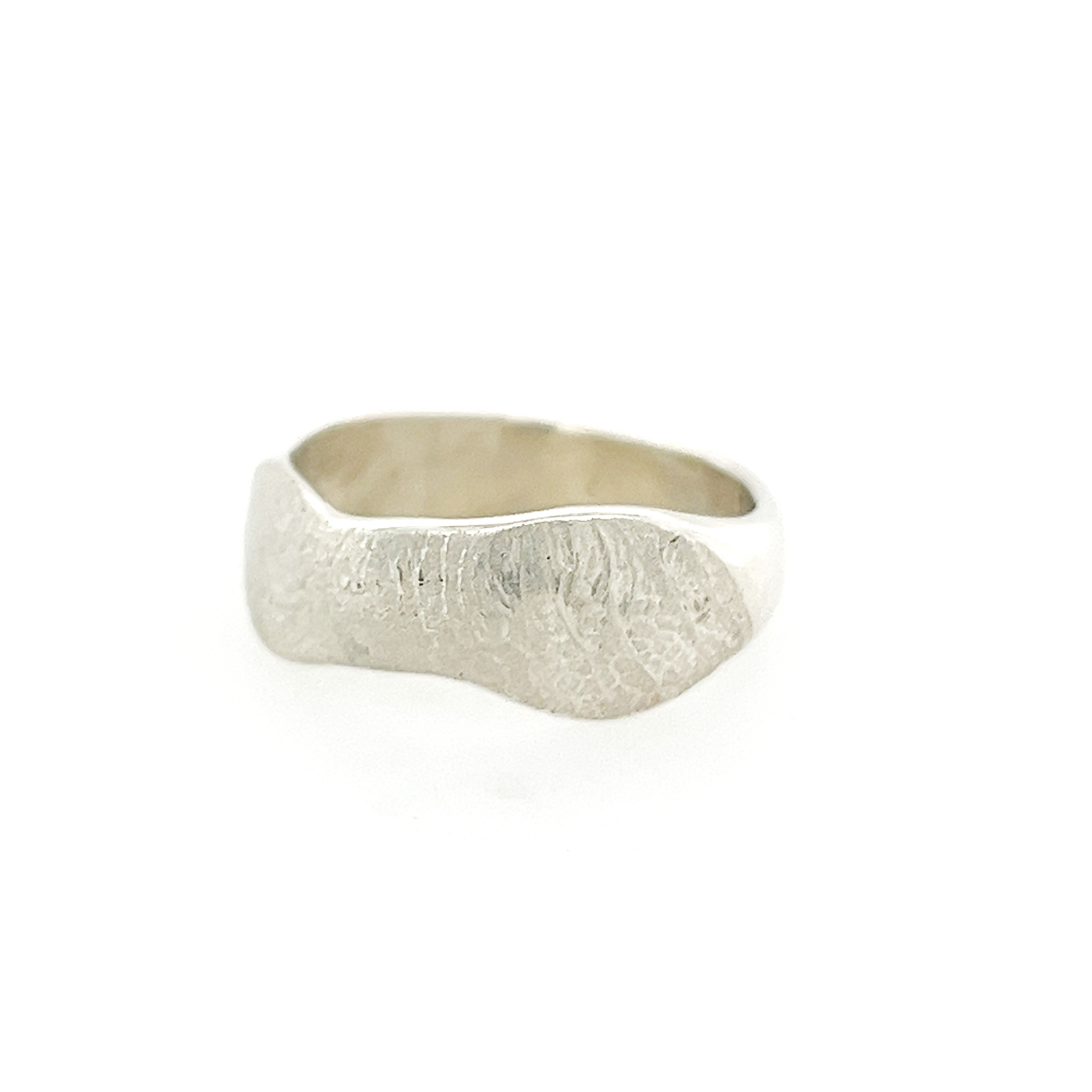 Sterling Silver Band Impression Ring