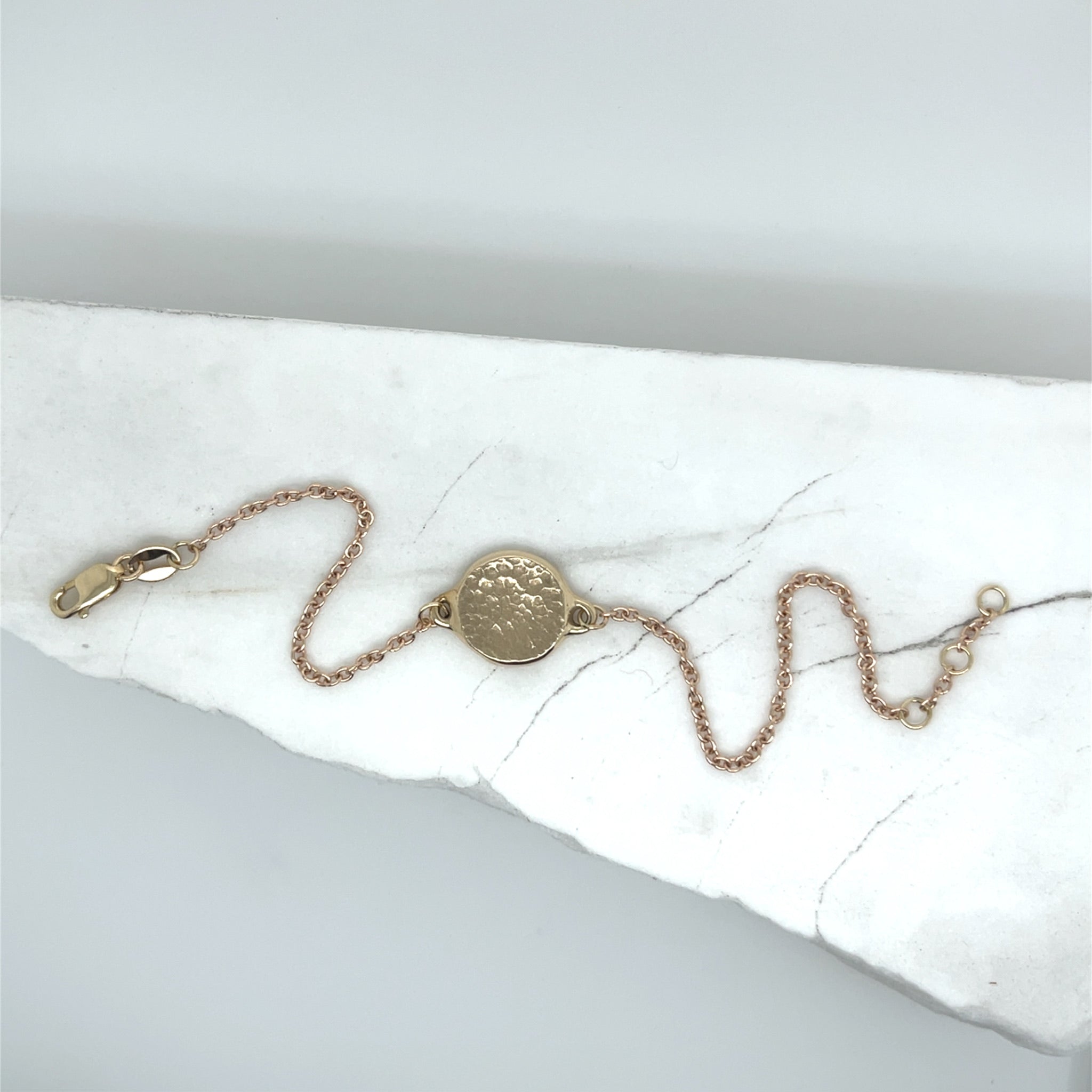 Gold Impression Bracelet
