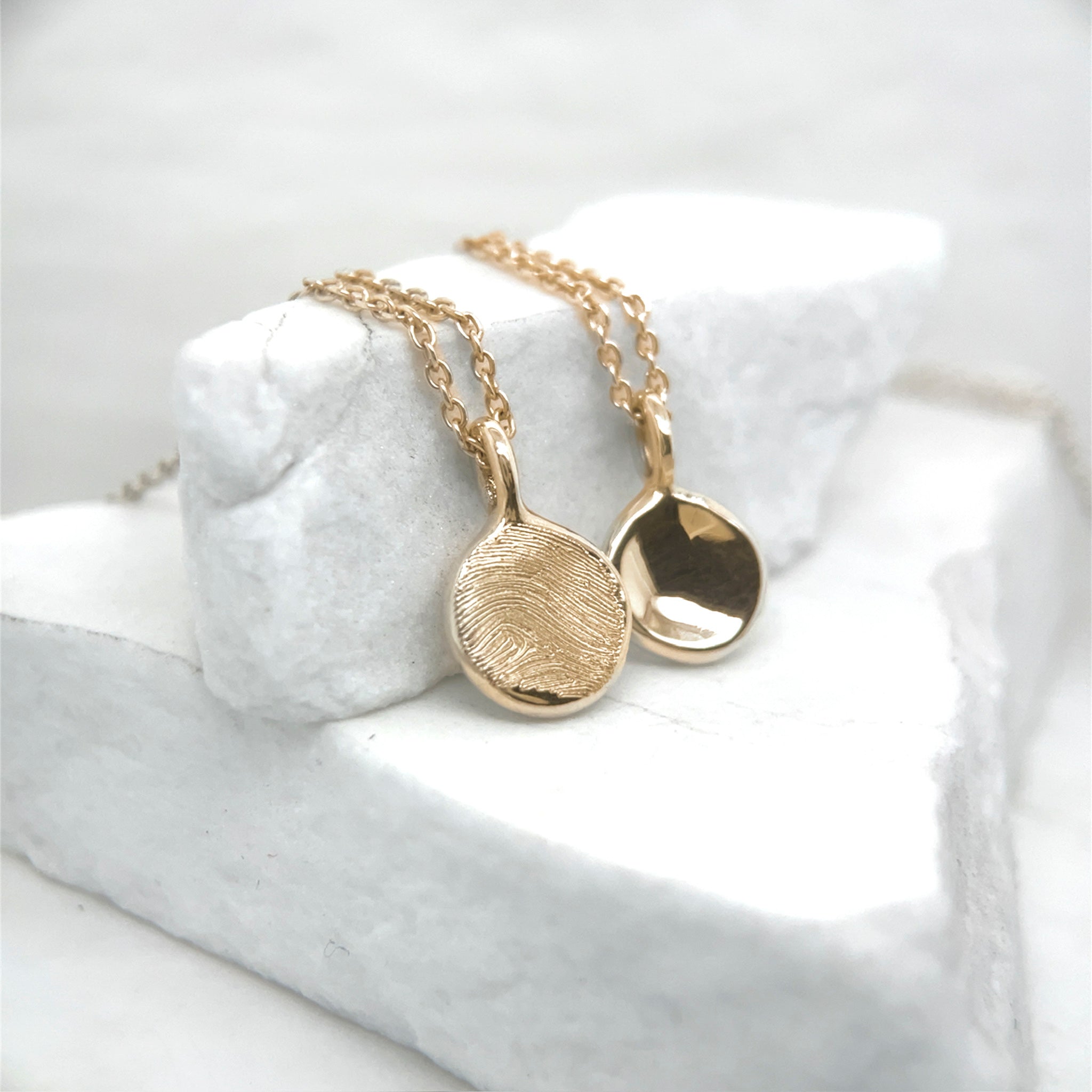 Gold Impression Necklace