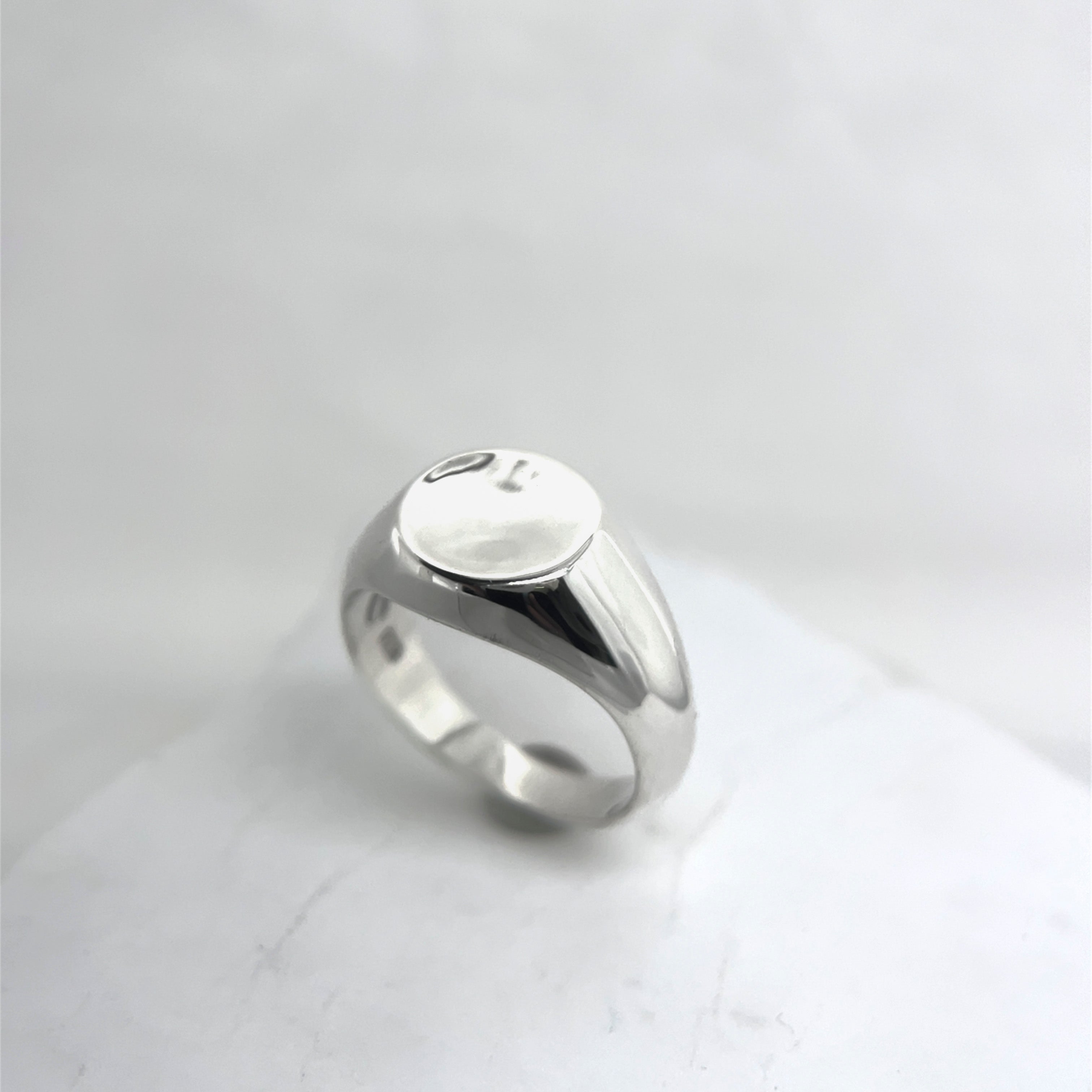 Sterling Silver Signet Impression Ring