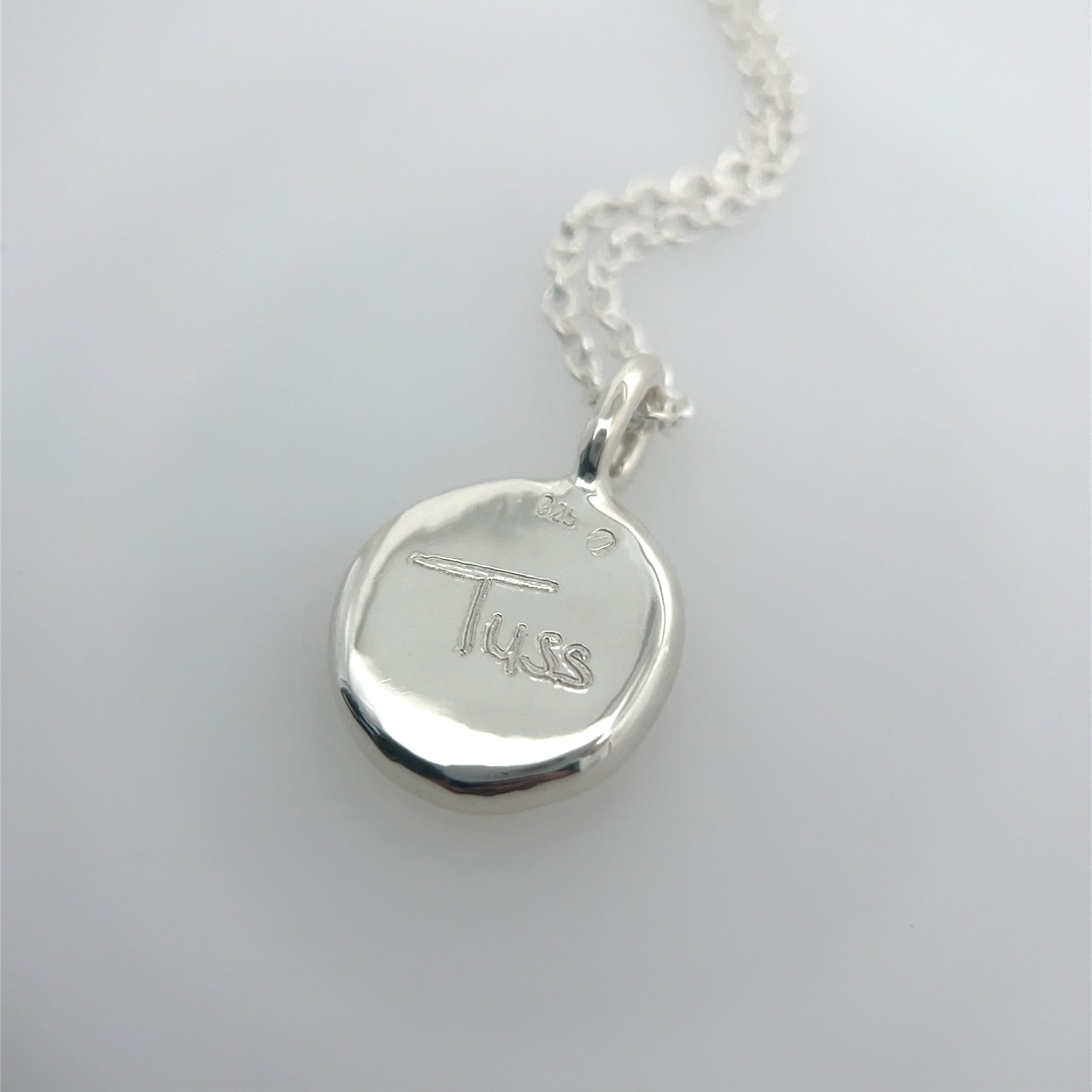 Sterling Silver Impression Necklace